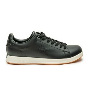 KURU Black Leather Roam Court sneaker